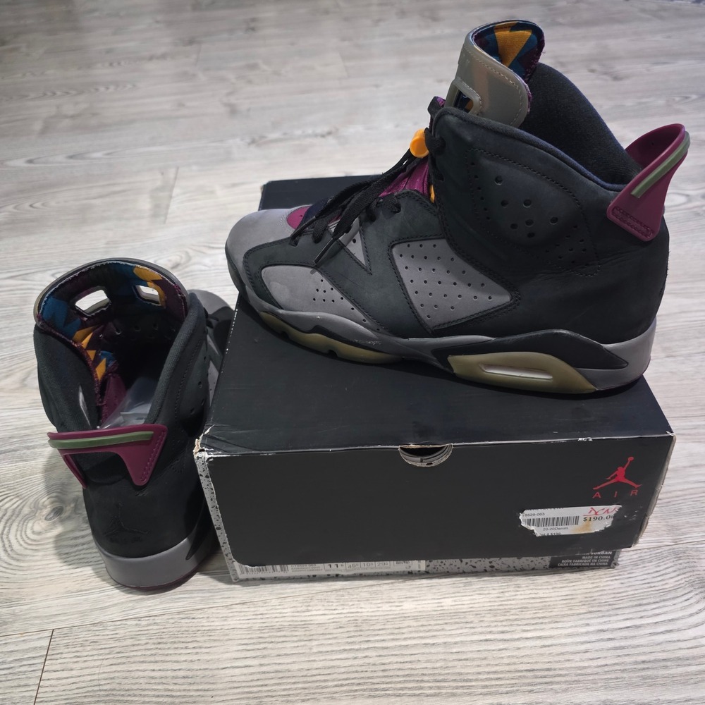 Air Jordan Retro 6 Bordeaux Men's Size 11.5